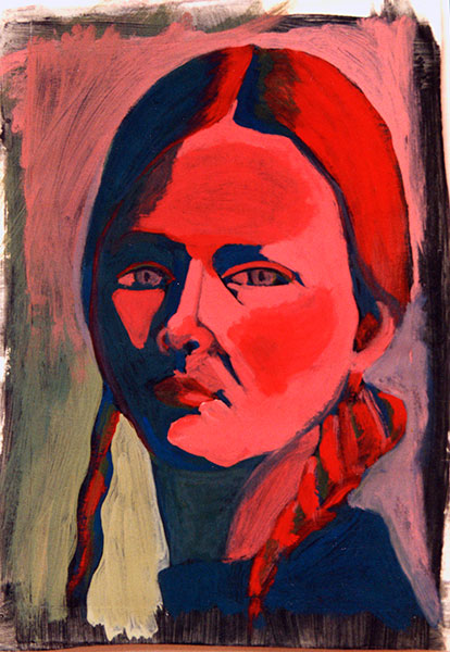 Self-portrait, Coinçage de Dewey by Patricia Lister Kennedy